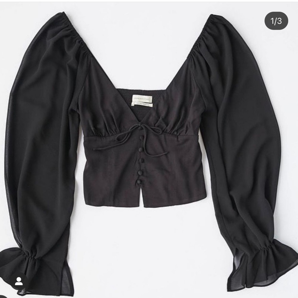COPY - Urban Outfitters Black Blouse